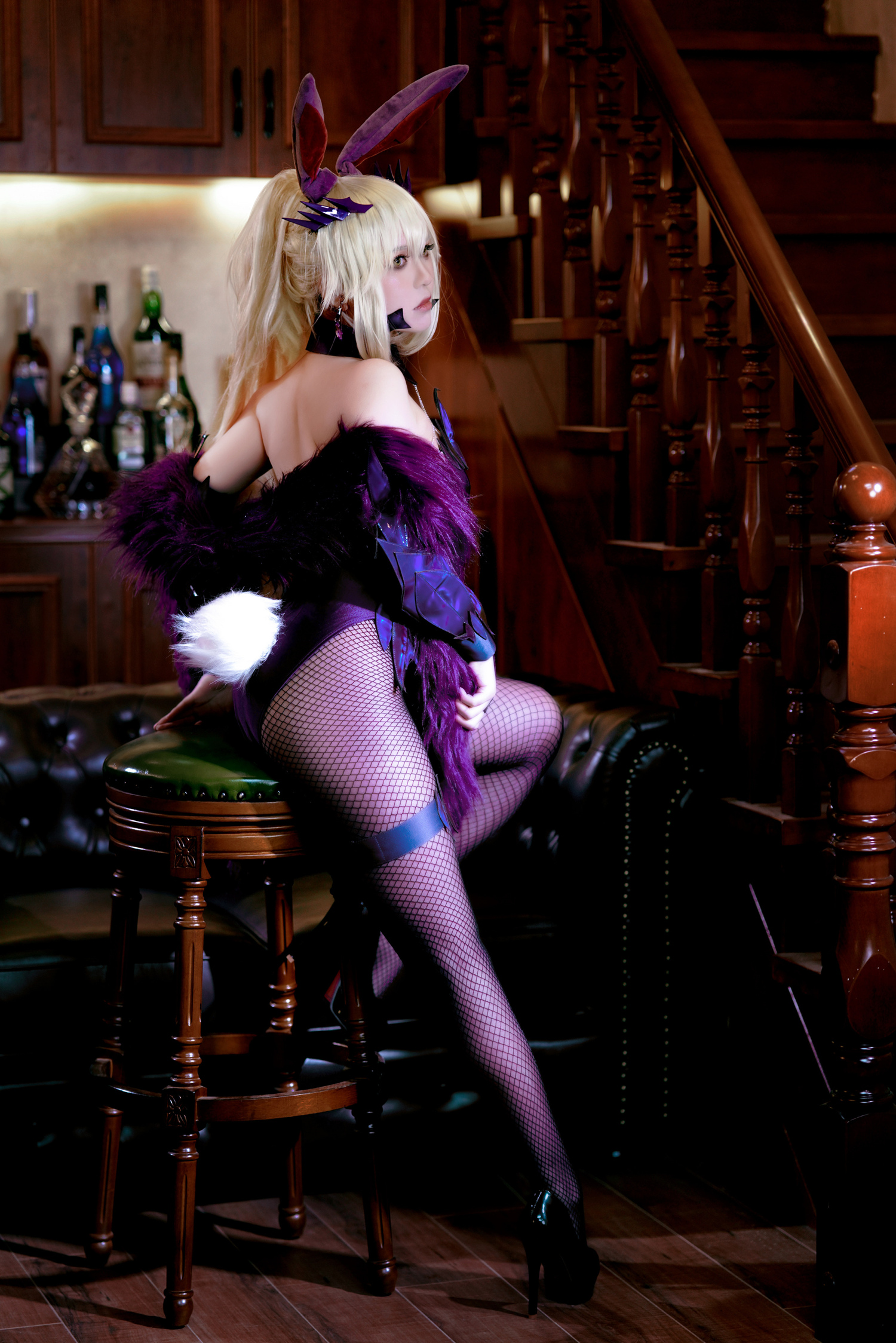 半半子CosPlay LancerAlter Bunny4