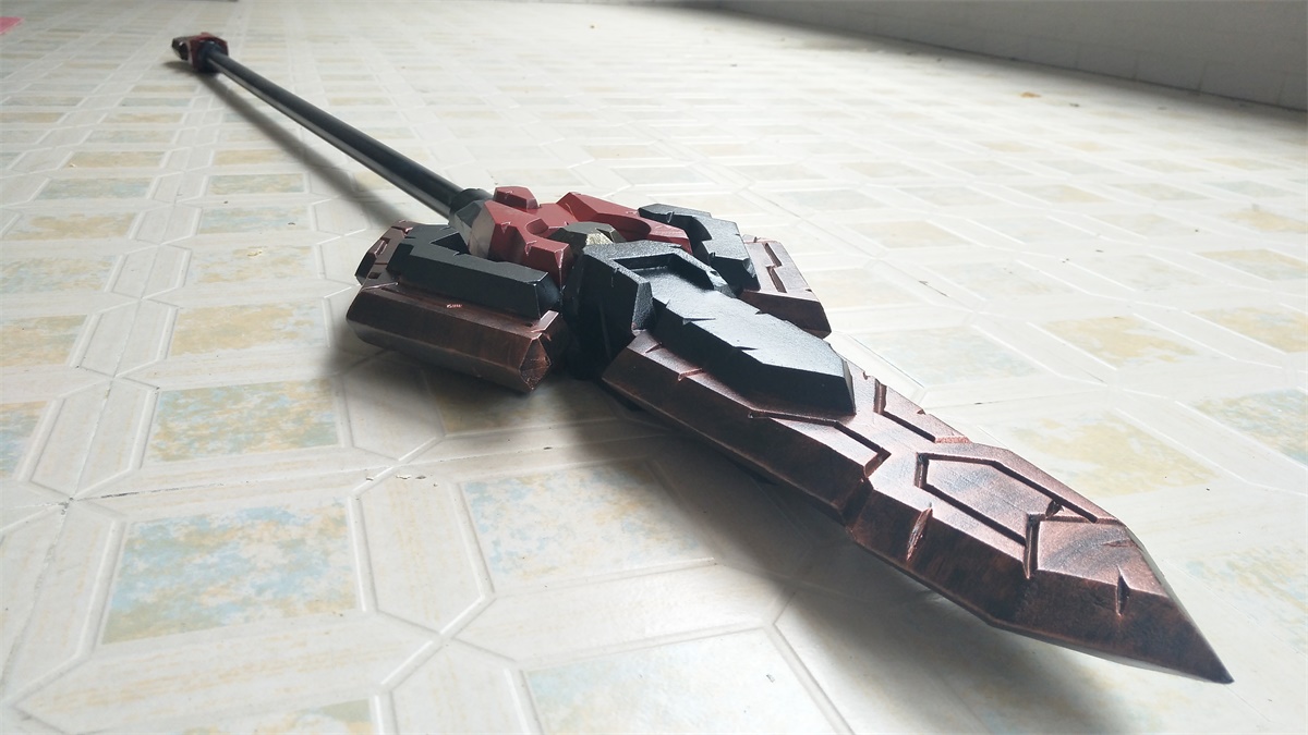 风之伊王者荣耀吕布末日机甲装备手工制作图纸分享