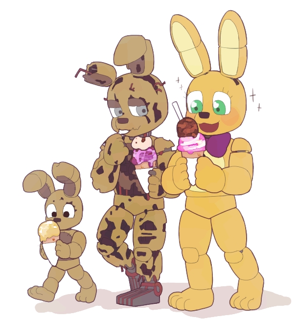 fnaf弹簧×金熊双金图片