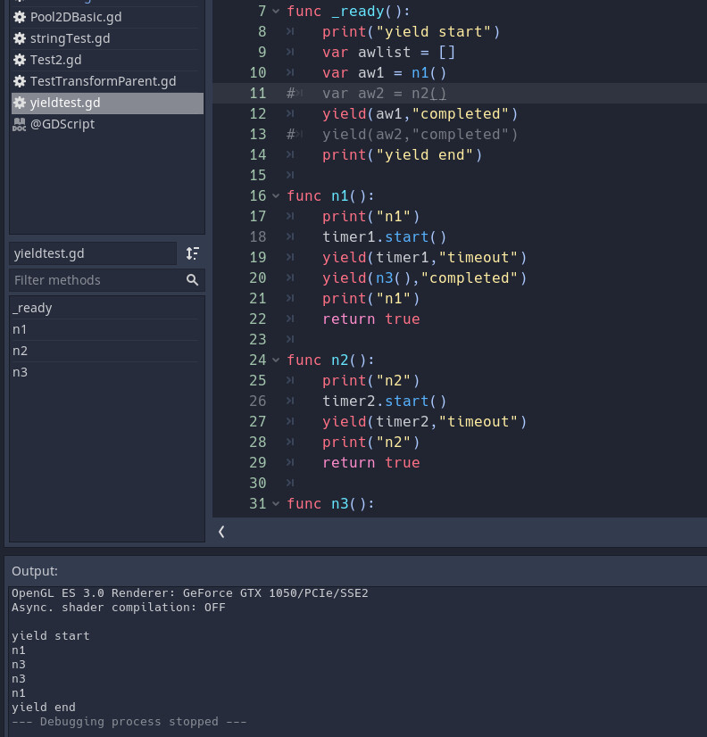 Godot yield坑 哔哩哔哩