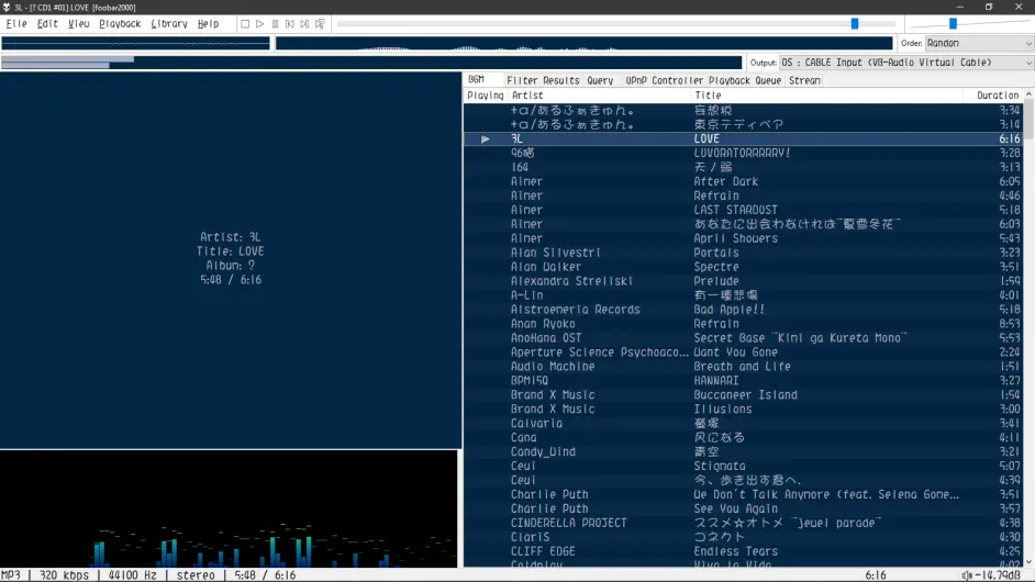 杂谈 Foobar00 你家up都是用的啥音乐播放器 哔哩哔哩