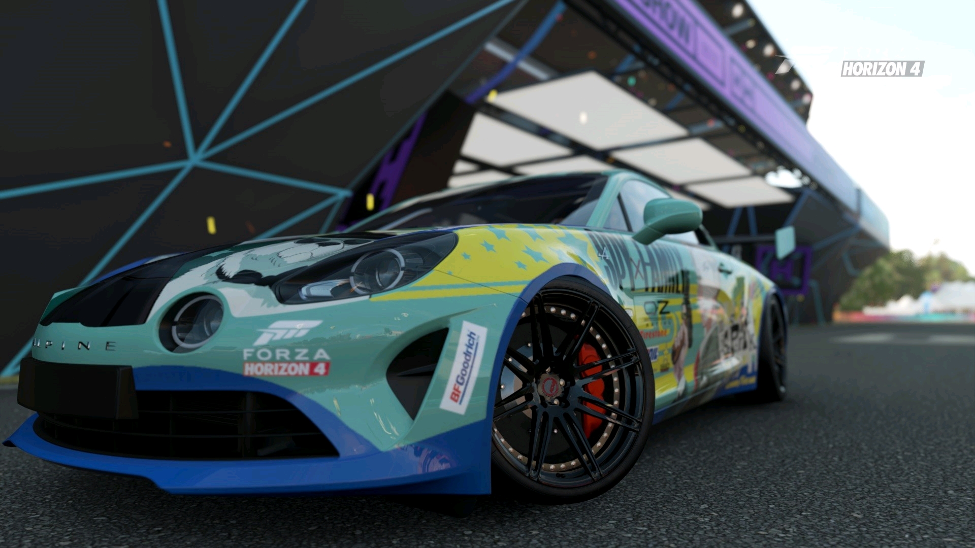 用大佬做的涂装拍的照片(地平线4)