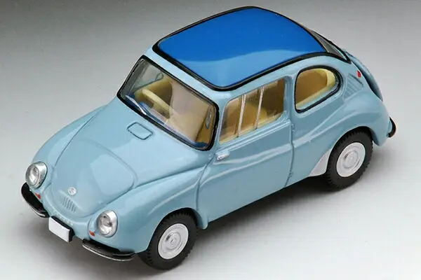 情怀向 Tomytec Subaru 360 1 64成品模型tlv 173b 蓝色 哔哩哔哩