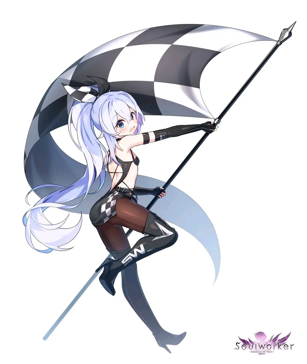 新时装「glory racer」立绘 | soulworker灵魂行者 - 哔哩哔哩