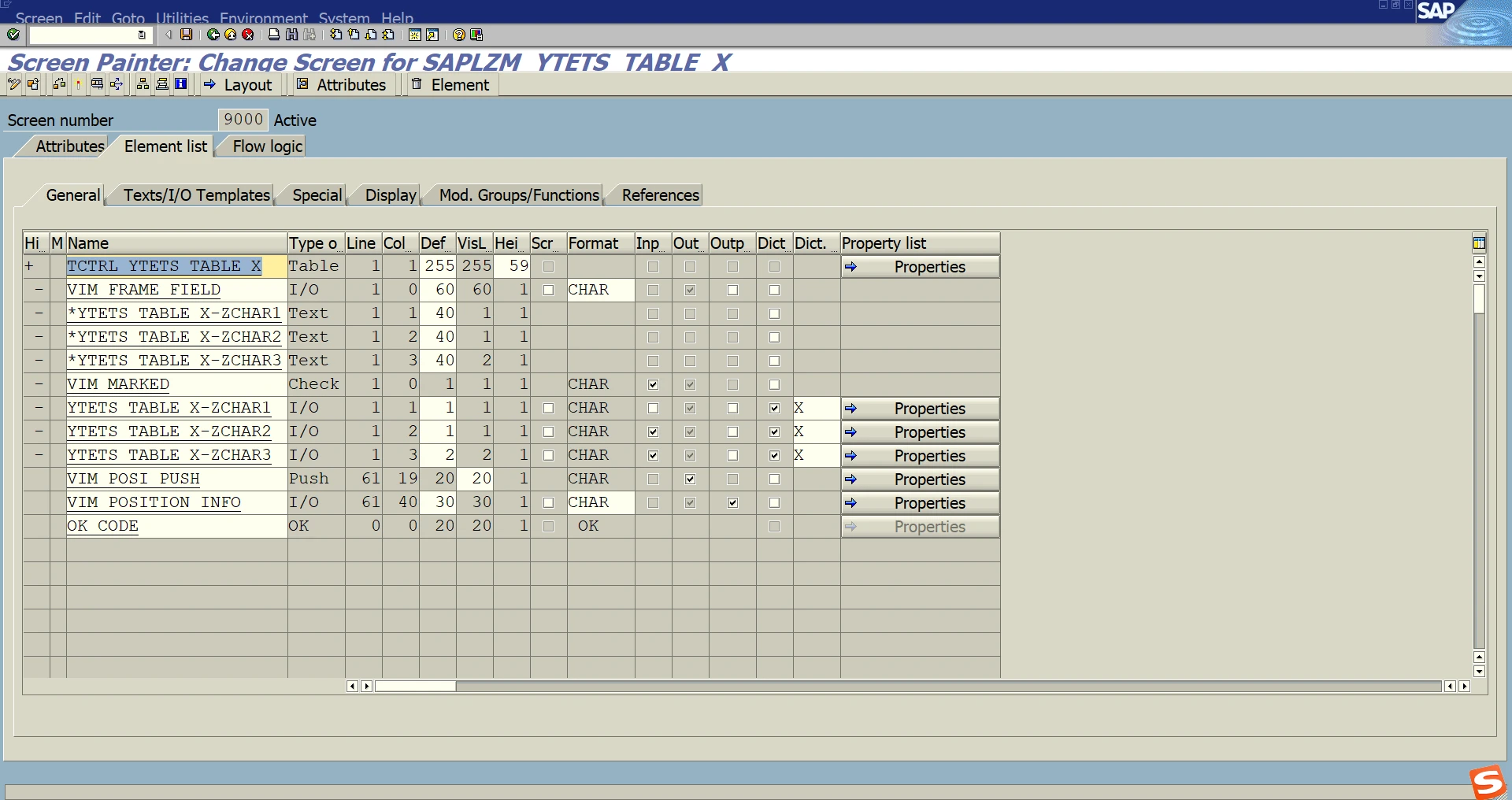 Sap abap 046 se11 se54 