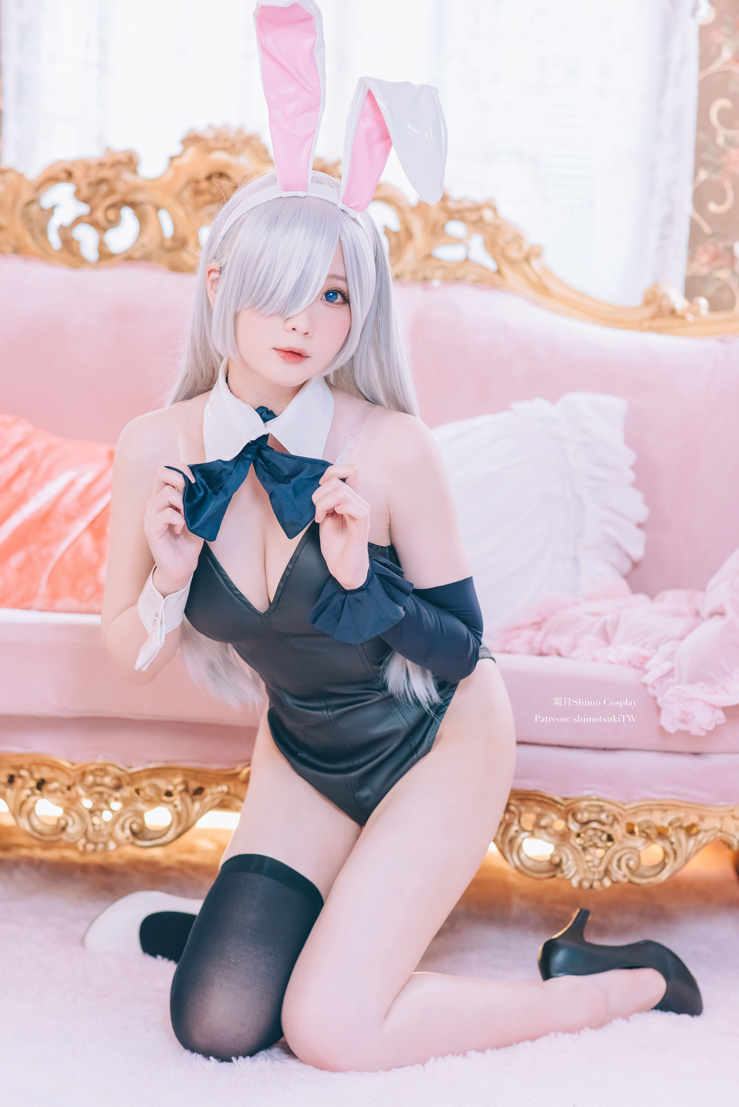 霜月shimo七大罪伊丽莎白兔女郎cosplay6