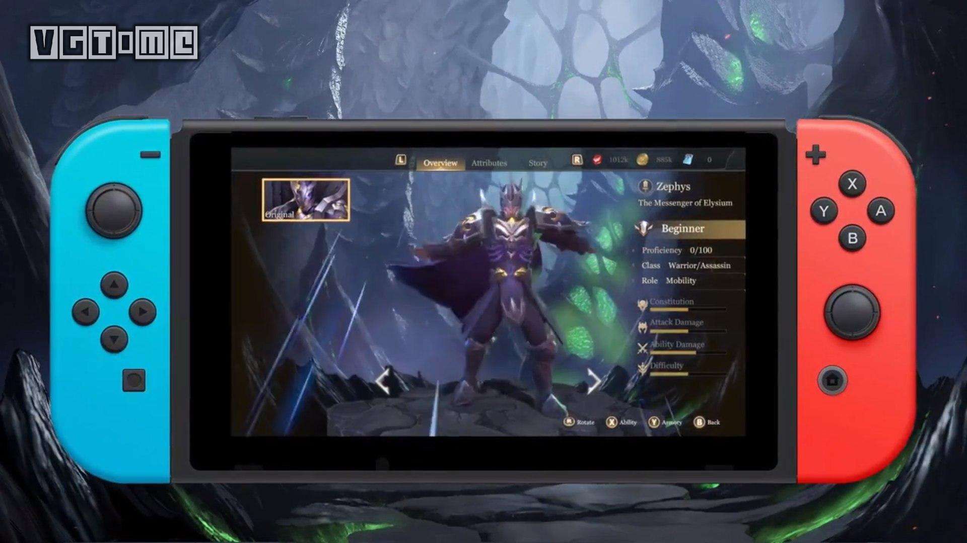 任天堂switch版《王者荣耀（Arena of Valor）》9月25日正式上线，免费畅玩！ 哔哩哔哩