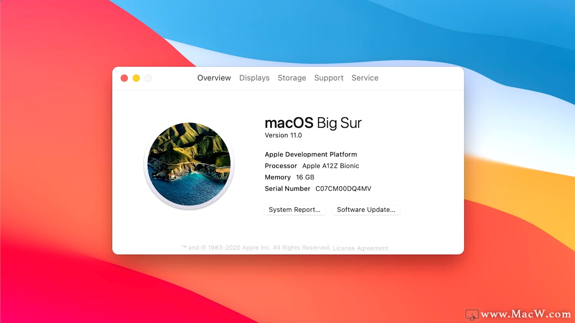 mac big sur latest version