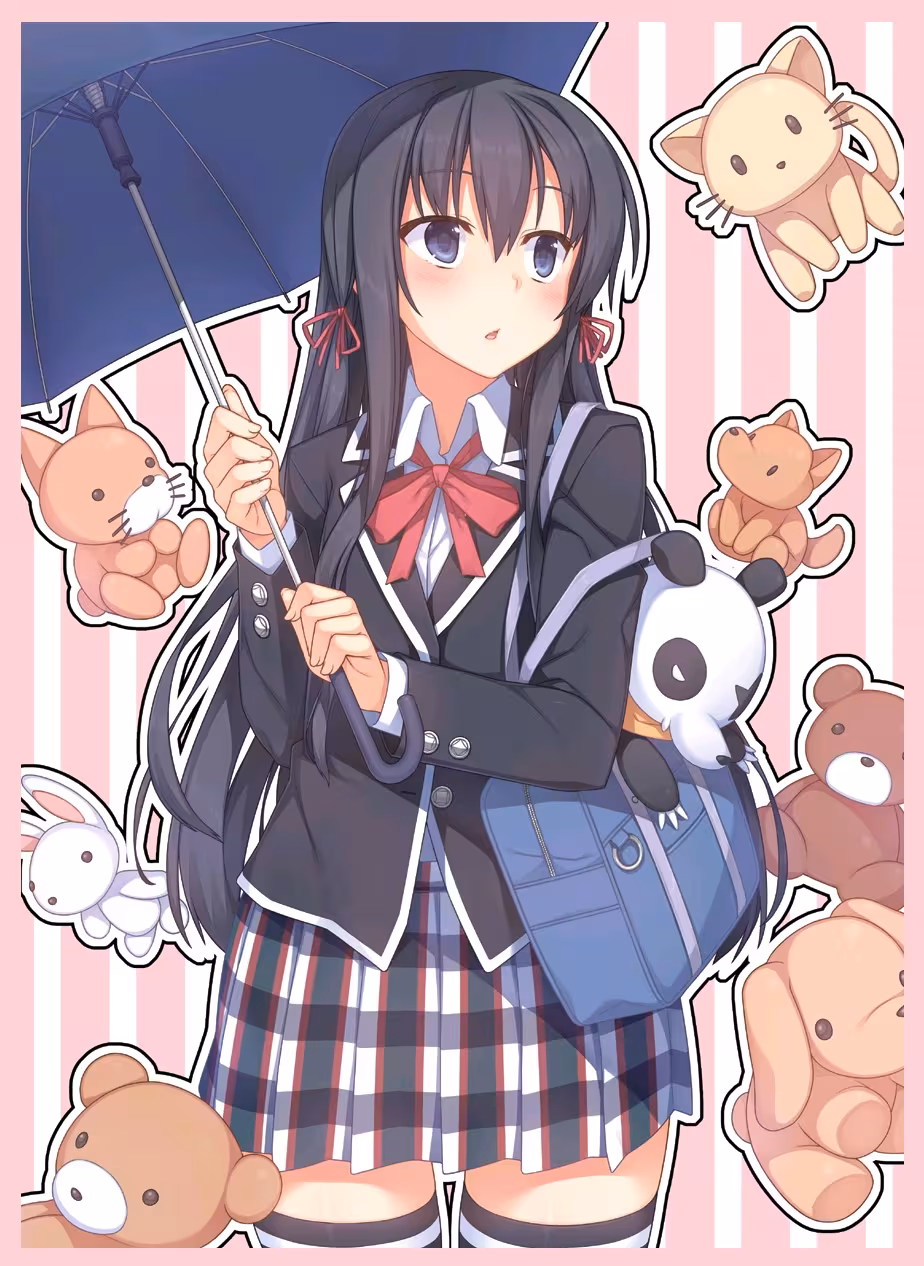 动漫人物美图分享(32)雪之下雪乃篇 - 哔哩哔哩