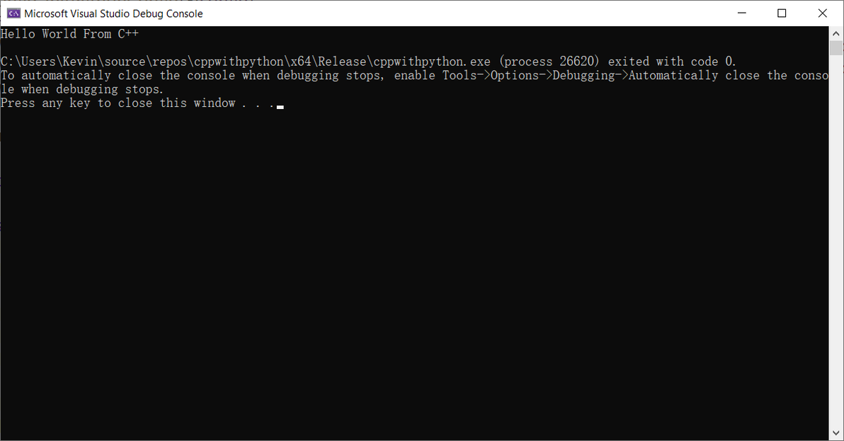 Vc python numpy 
