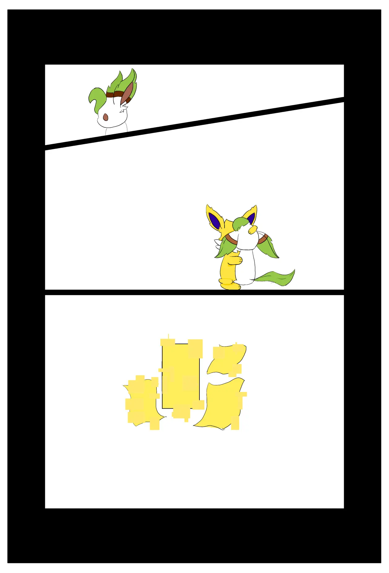 伊布小队同人漫画《失联》