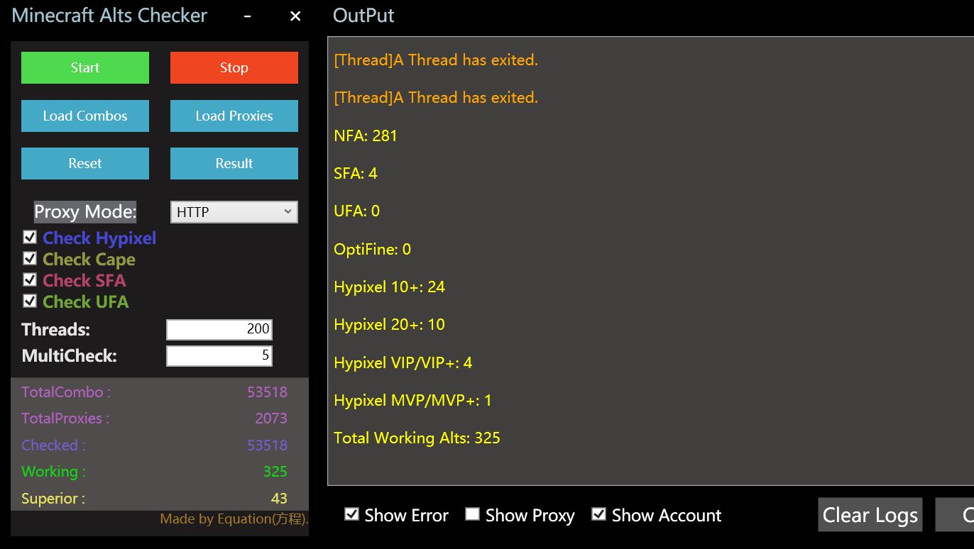 minecraft account checker download