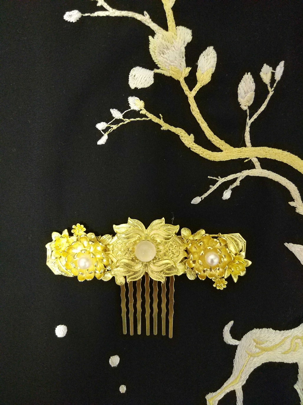 手作汉服发饰之华丽的明制狄髻头面欣赏