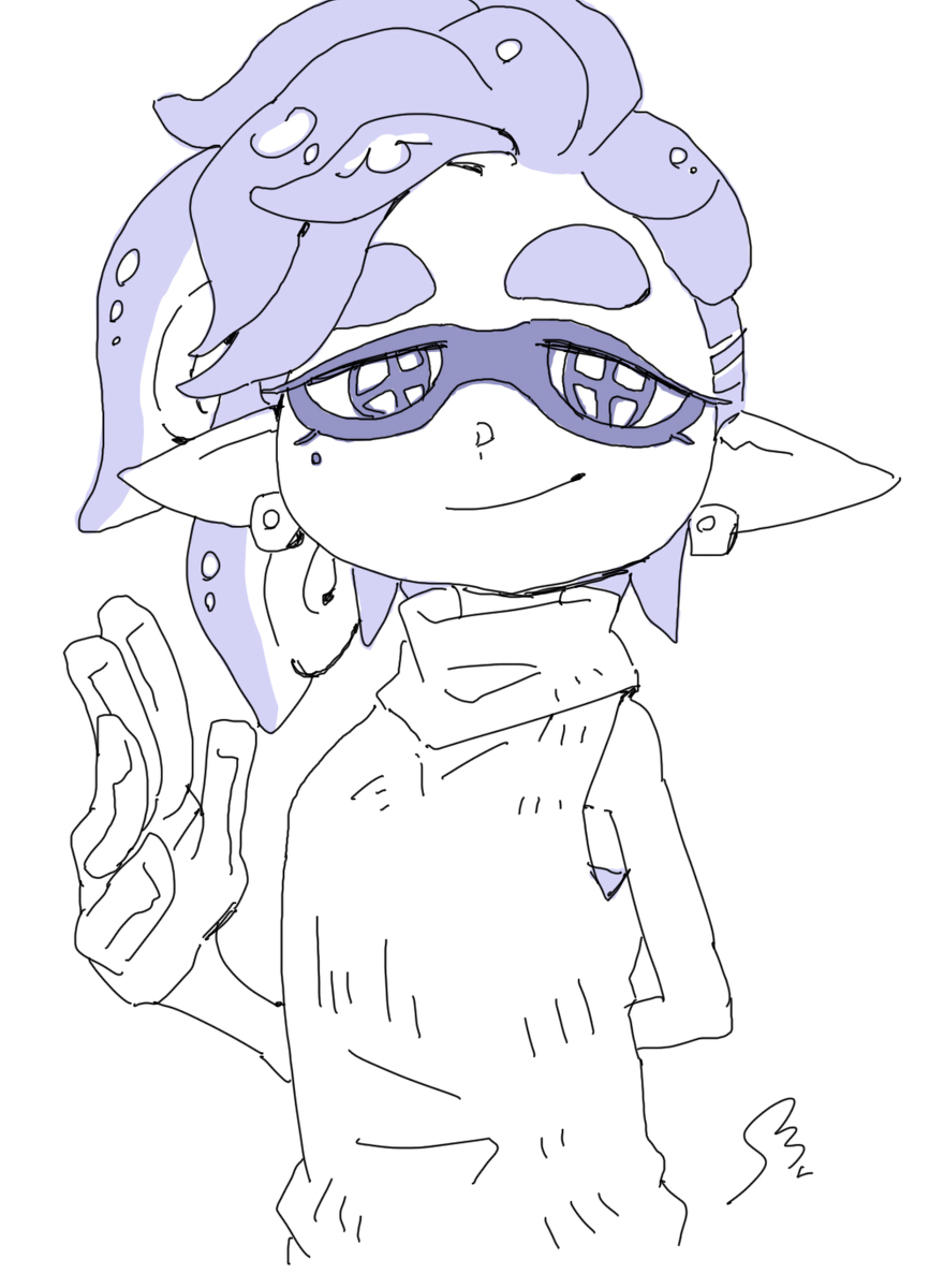 所以我又来放splatoon的图啦!