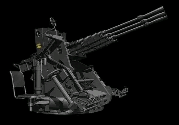 九六式三联装25毫米高射炮,堪称二战中最为鸡肋的防空武器