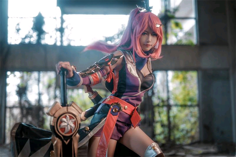 【cosplay】王者荣耀cos:传说之刃,如此的花木兰