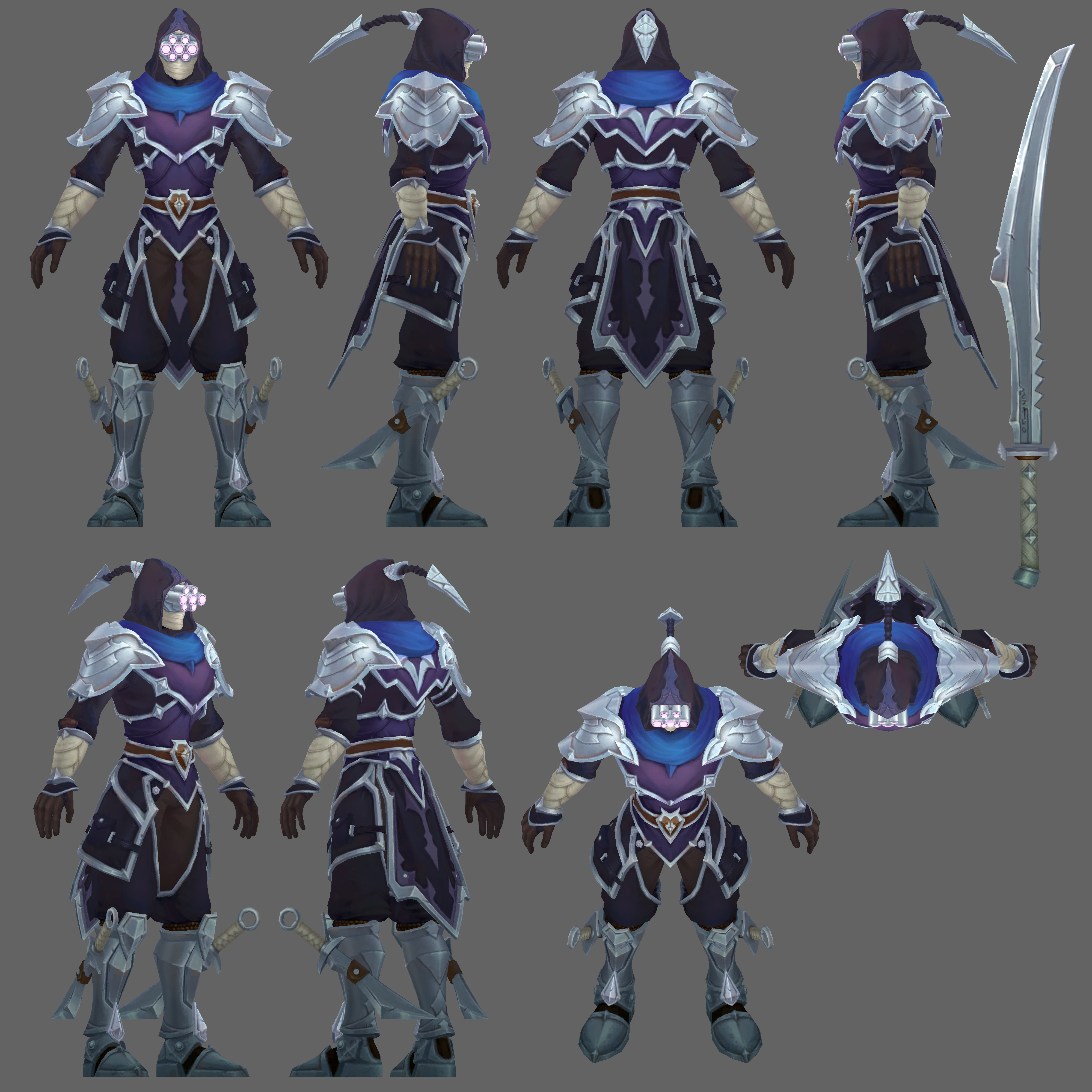 lol英雄联盟手游英雄建模-男性(高清多图-上)