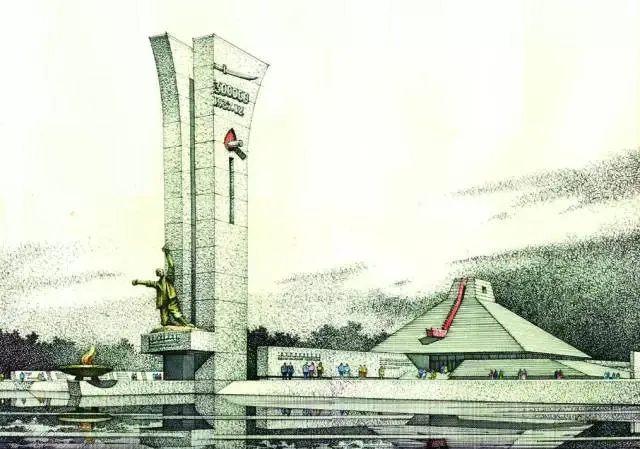 院士彭一刚建筑设计钢笔画,太震撼!