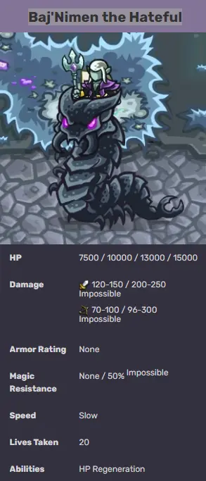 王国保卫战--起源boss资料