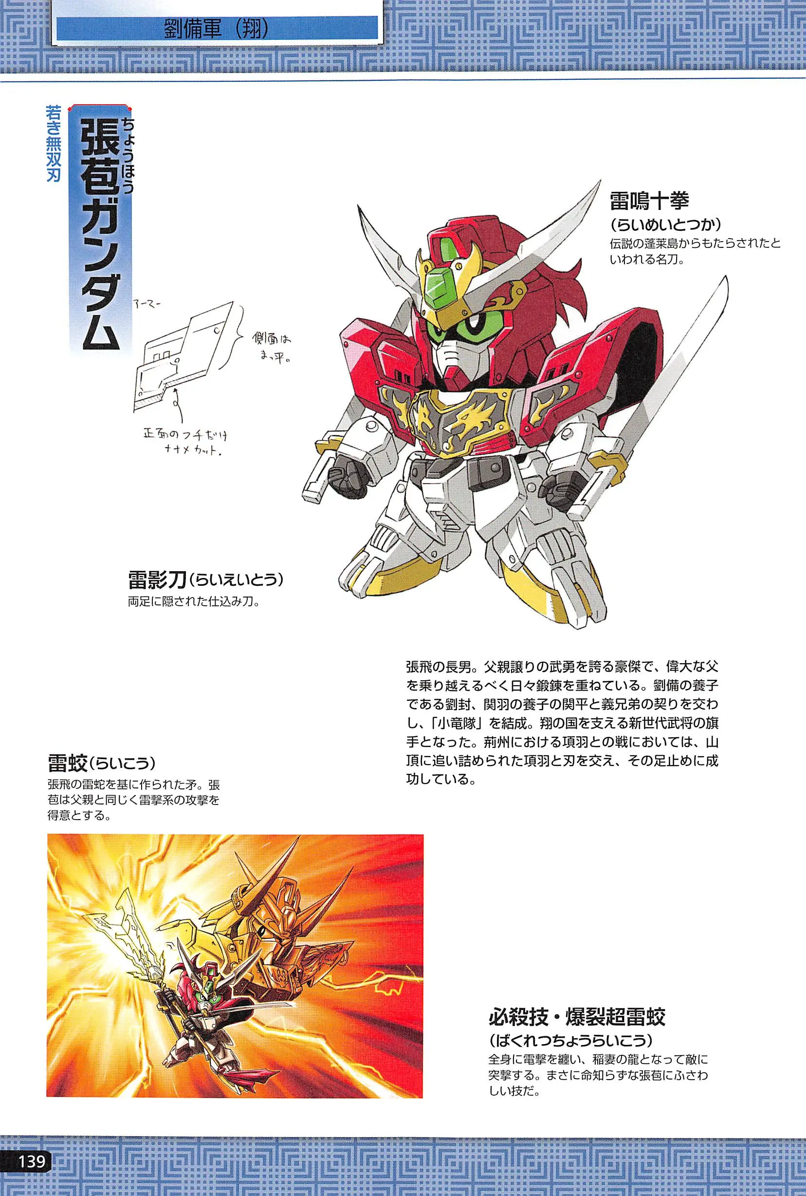 sd高达bb战士三国传 设定集 中