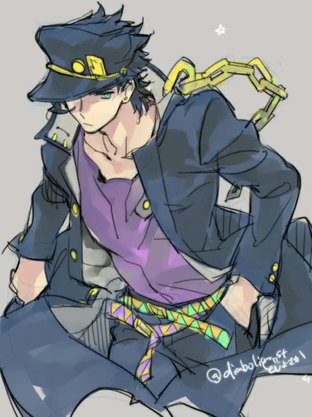 Jojo的奇妙冒险科普第七期 主角 空条承太郎 哔哩哔哩