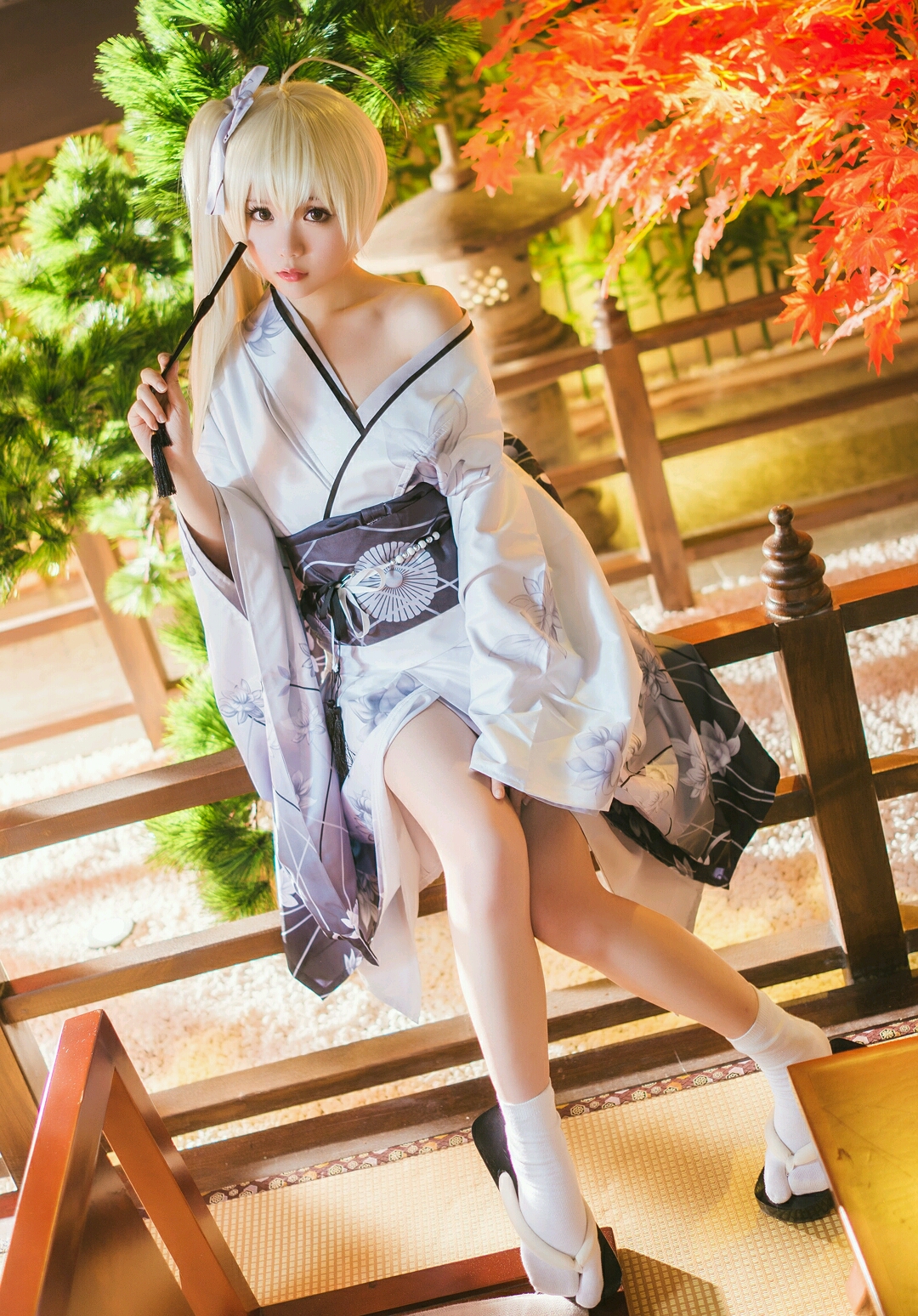 cos黑、白色、丝、吊带袜、世界级精美动漫壁纸、可爱、萌妹子、二次元!(第十二期)