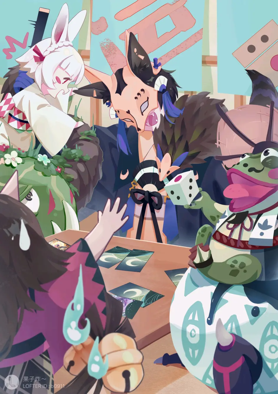 闲着无聊的阴阳师同人短篇 巫蛊师的面具下面到底是什么样子的呢 哔哩哔哩