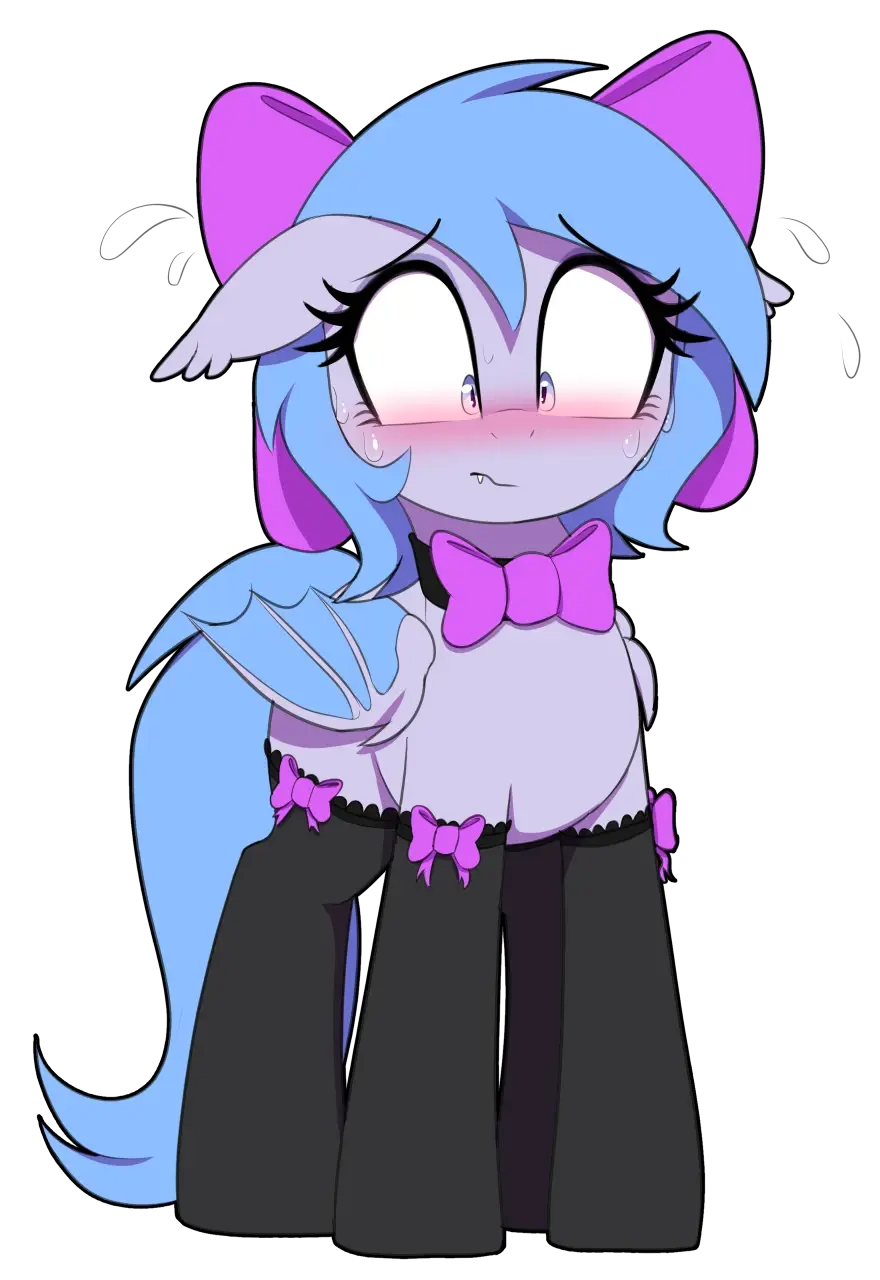 可爱又涩涩的袜套小马