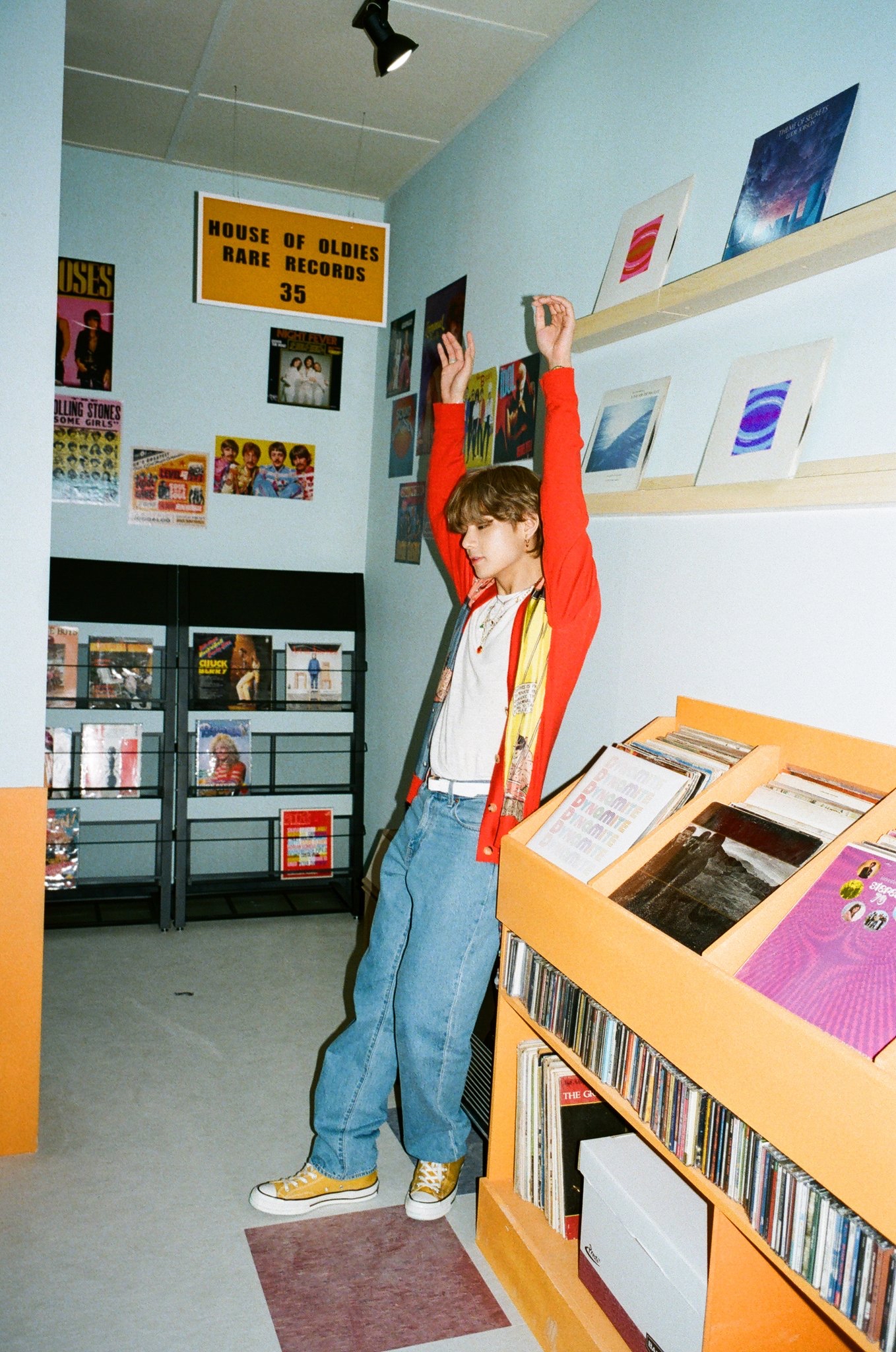 金泰亨 帅气复古时尚潮流