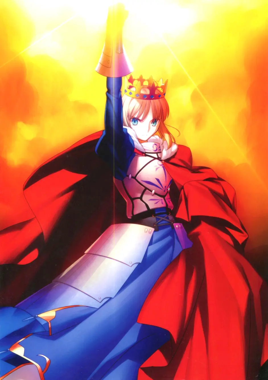 Fate 吾王saber 武内崇 高清壁纸 哔哩哔哩