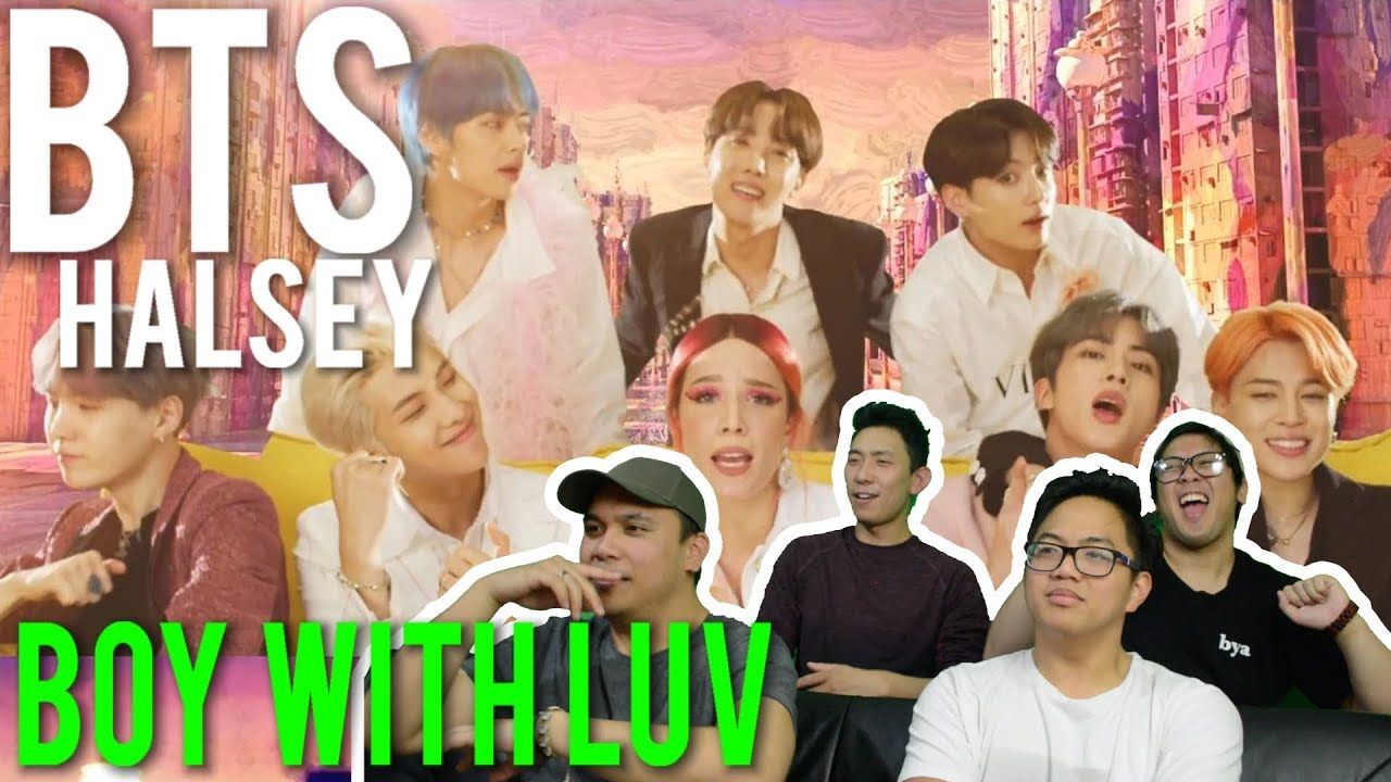 【KMoments】防弹少年团BTS《Boy With Luv》(Feat. Halsey) MV Reaction - 哔哩哔哩