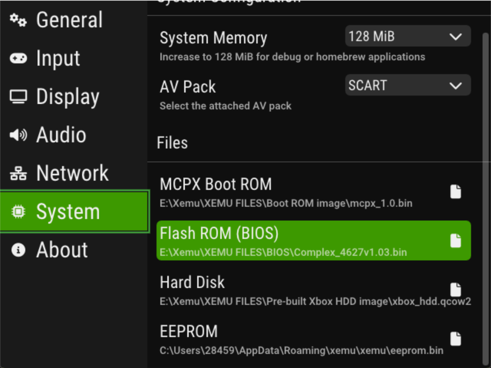Xbox xemu 