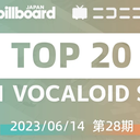 【2023/06/14 第28期】Billboard JAPAN「NICONICO VOCALOID歌曲TOP20」