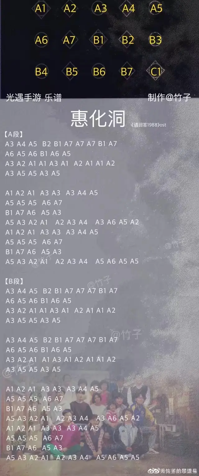 光遇乐谱 花火向 哔哩哔哩 光遇乐谱 花火向 哔哩哔哩