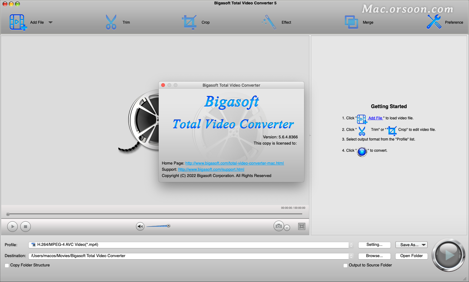 专业的 Mac 视频转换器：Bigasoft Total Video Converter 哔哩哔哩
