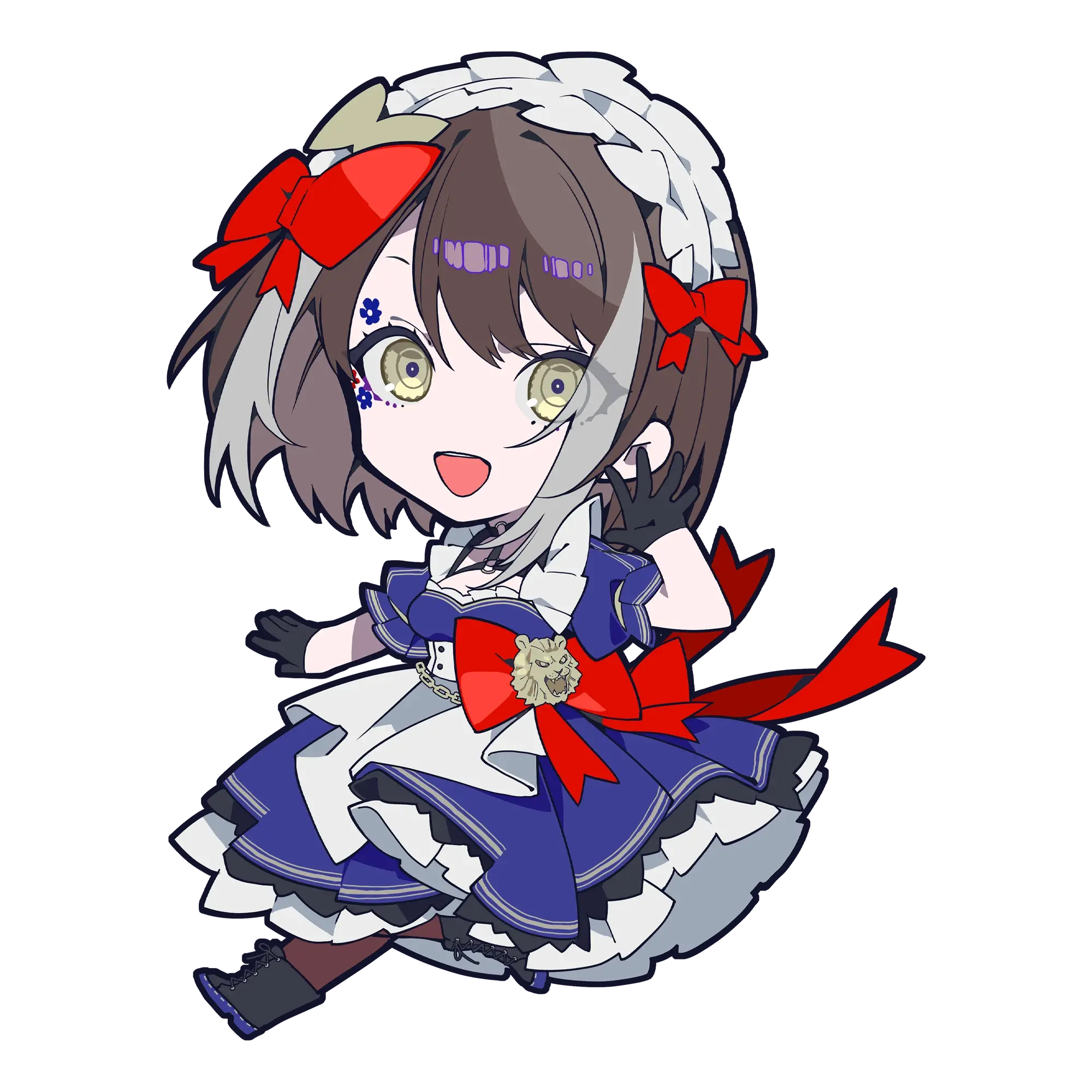 【宿命回响:弦上的叹息】奏者立绘以及画师望月老师q版插画