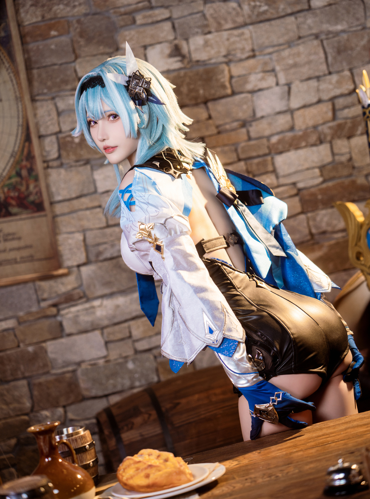 花兮_honoka原神浪花骑士优菈CosPlay3