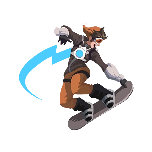 守望先锋 猎空 喷漆