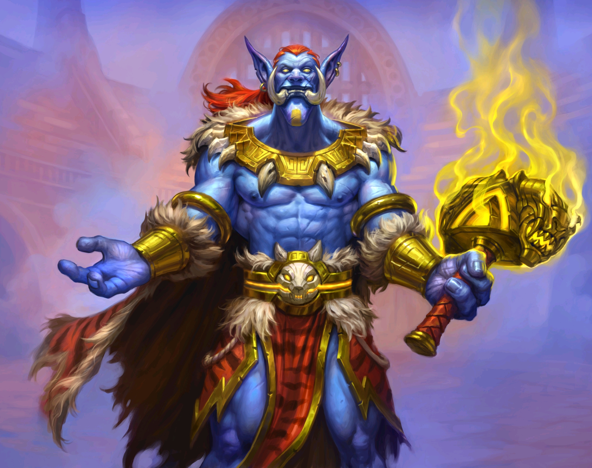 炉石传说原画拉斯塔哈大乱斗上