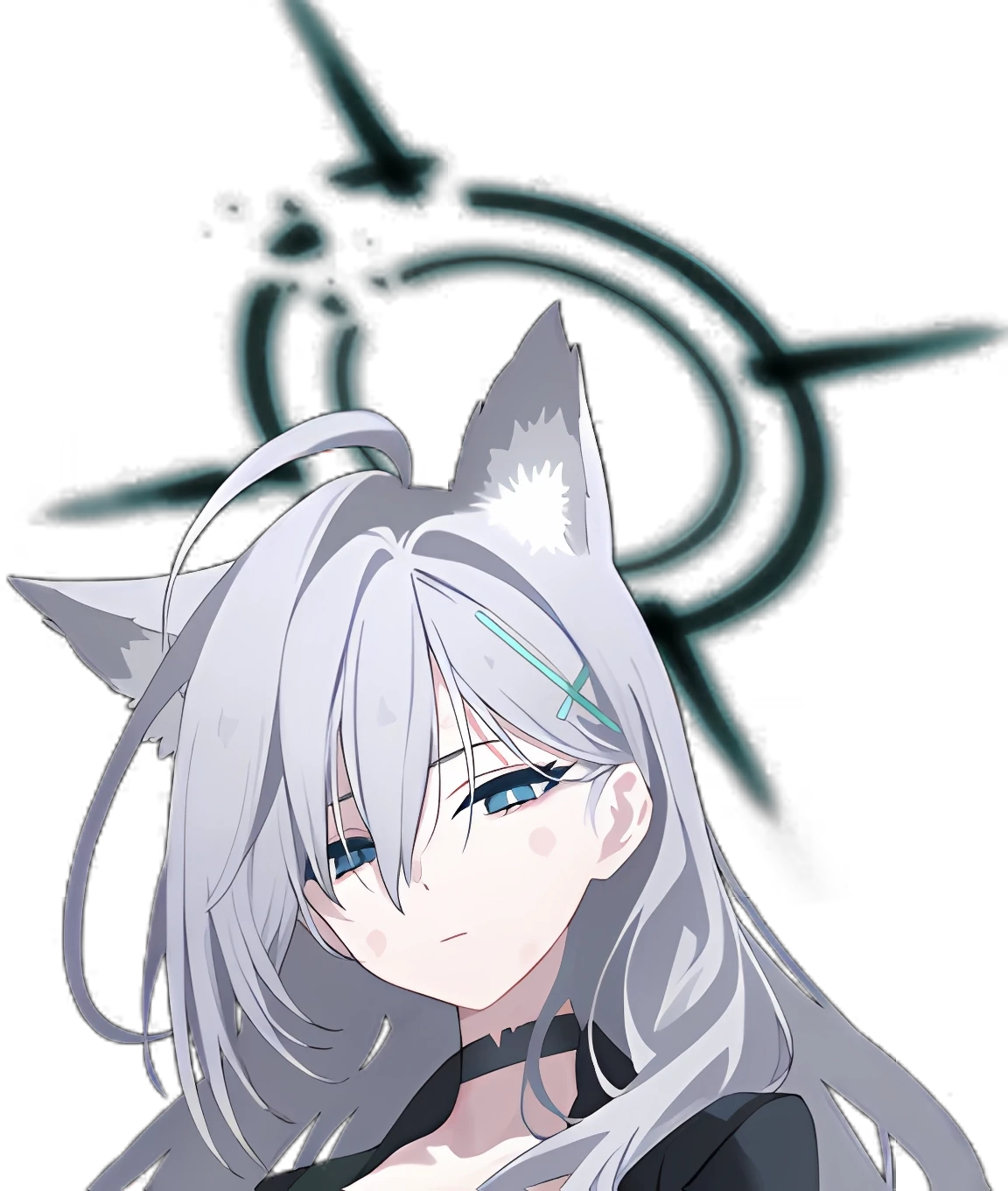 白子 -色彩&战损-（シロコ）——基沃托斯差分立绘 - 哔哩哔哩