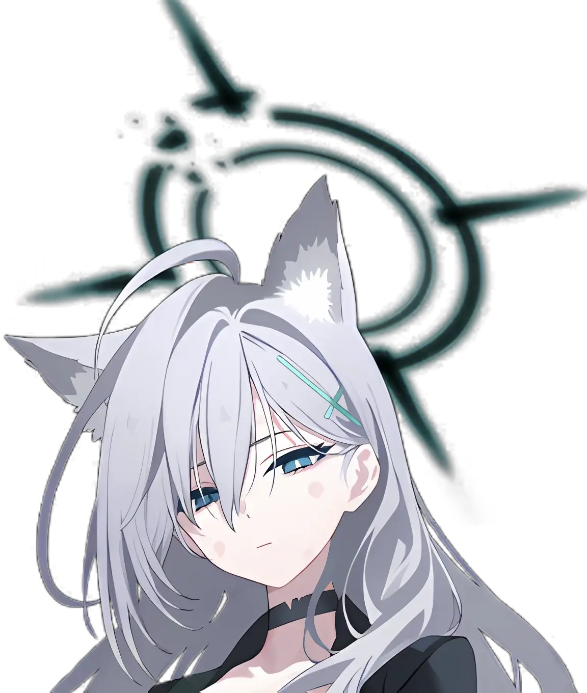 白子 -色彩&战损-（シロコ）——基沃托斯差分立绘 - 哔哩哔哩