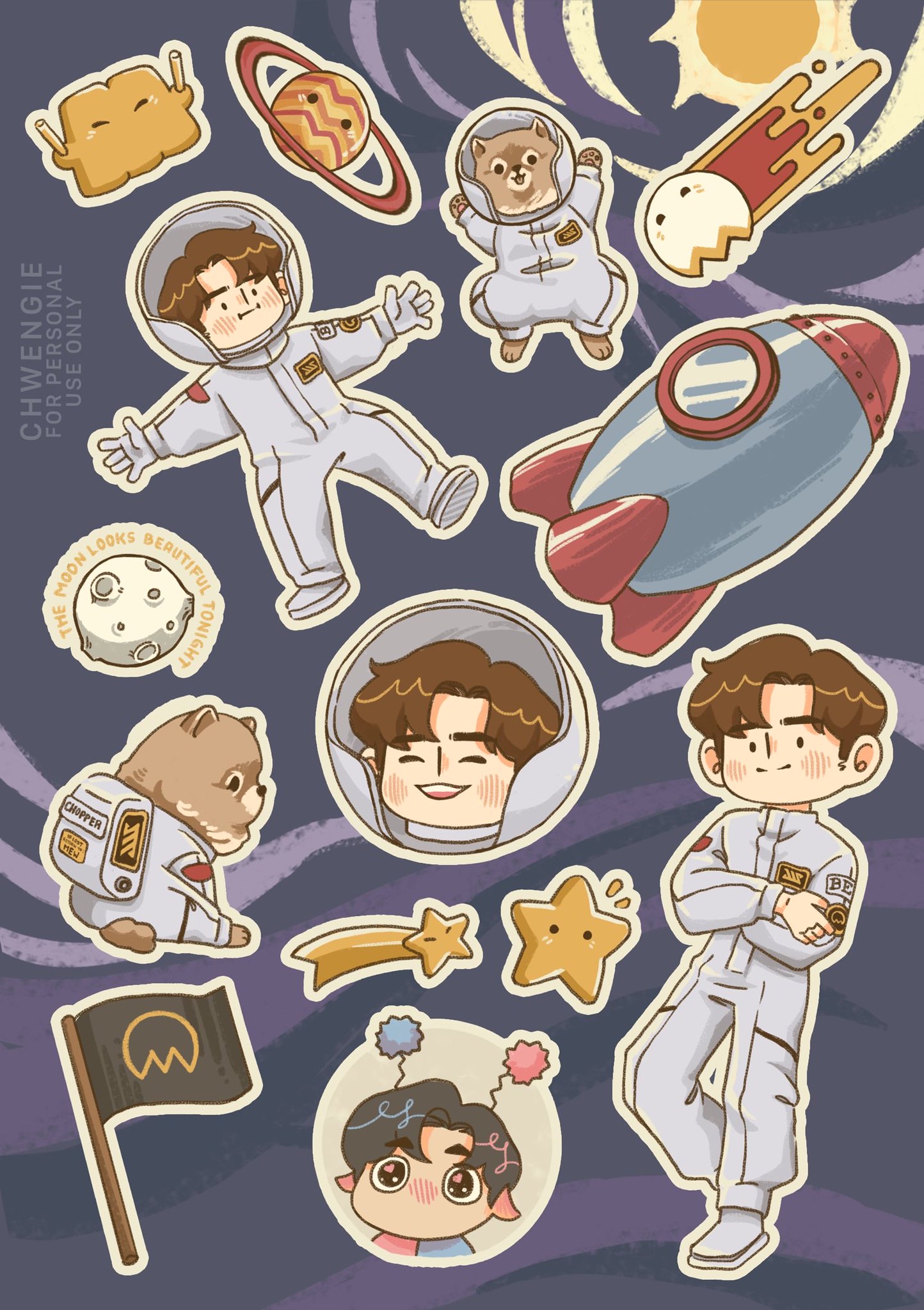 缪糕9月图第二十四弹-可可爱爱的没有脑袋,而湾仔