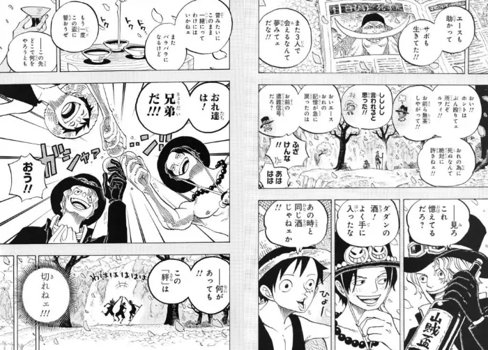 海贼王 三兄弟故事完结 原来这是都是一场 哔哩哔哩