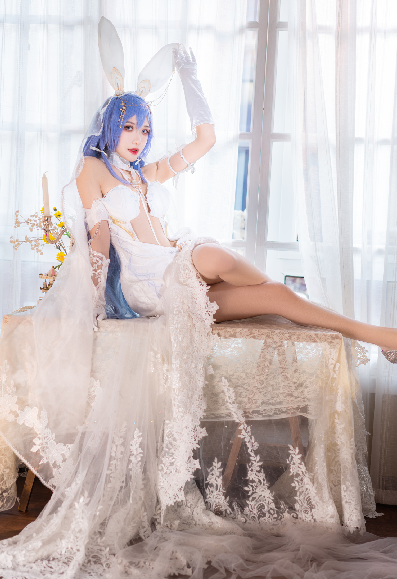 纱希只喝快乐水花园白雪之仪CosPlay6