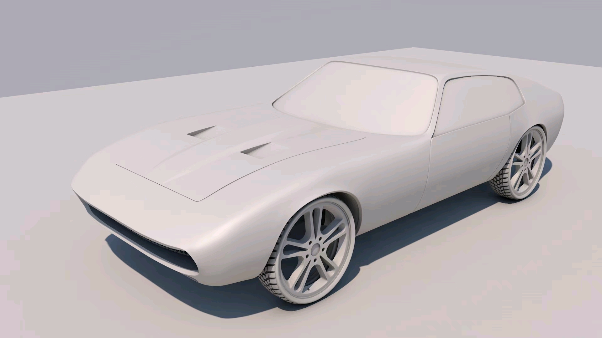 c4d《汽车》建模