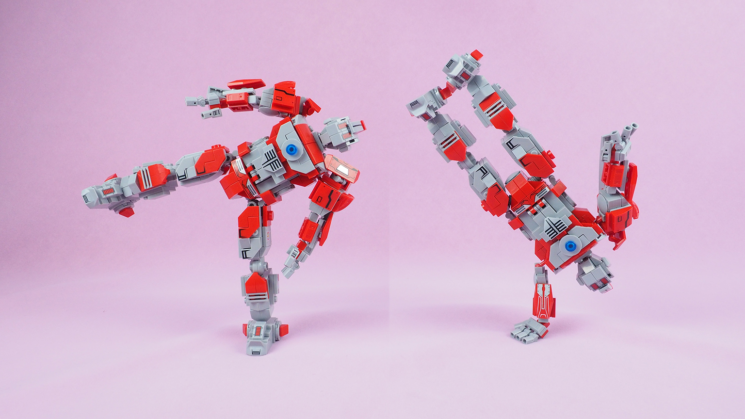 搔首弄姿的机甲奥特曼机甲积木图文简评