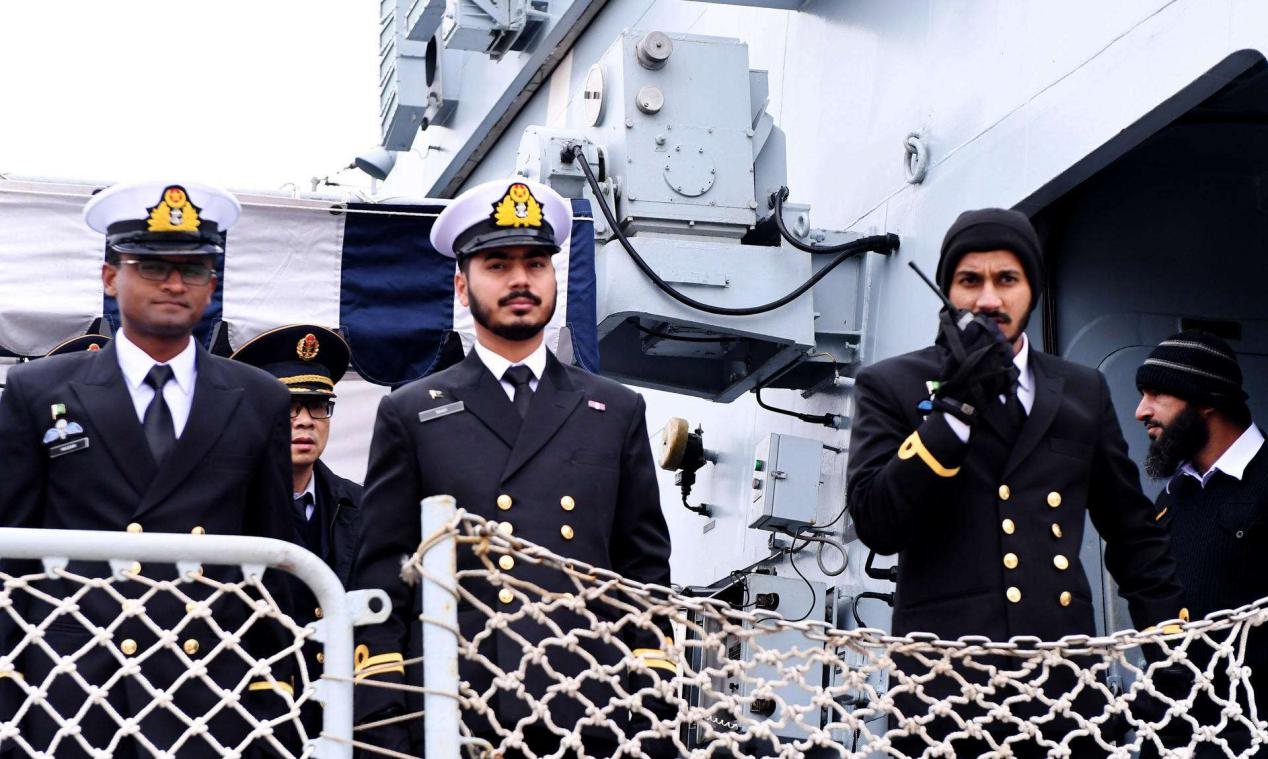 图为巴基斯坦海军