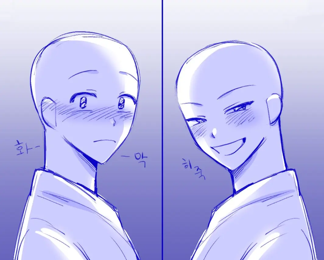 【绘画参考】"双生子?我发现了第二人格!"——板绘线稿