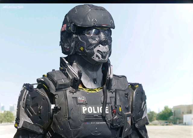 超科幻未来警察装备futurepoliceequipmentimprovement