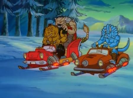 美国科幻动画星际恐龙铁甲龙阴差阳错的加入食草龙